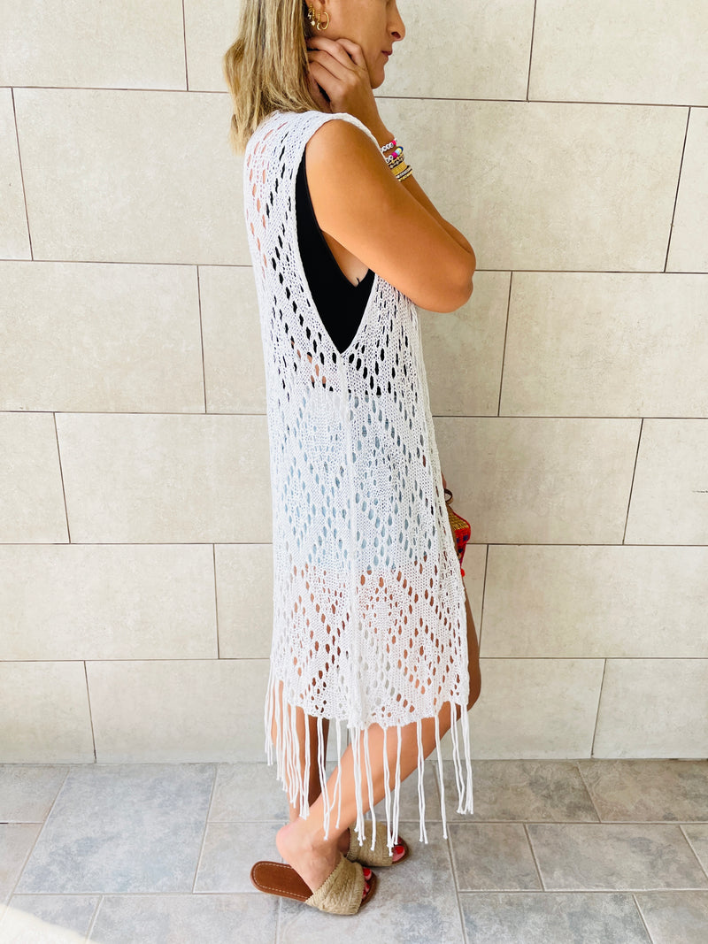 White Beach Daze Vest