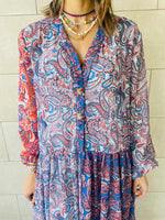 Paisley Patchy Dress