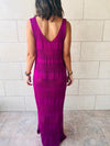 Purple For The Love Of Crochet Coverup