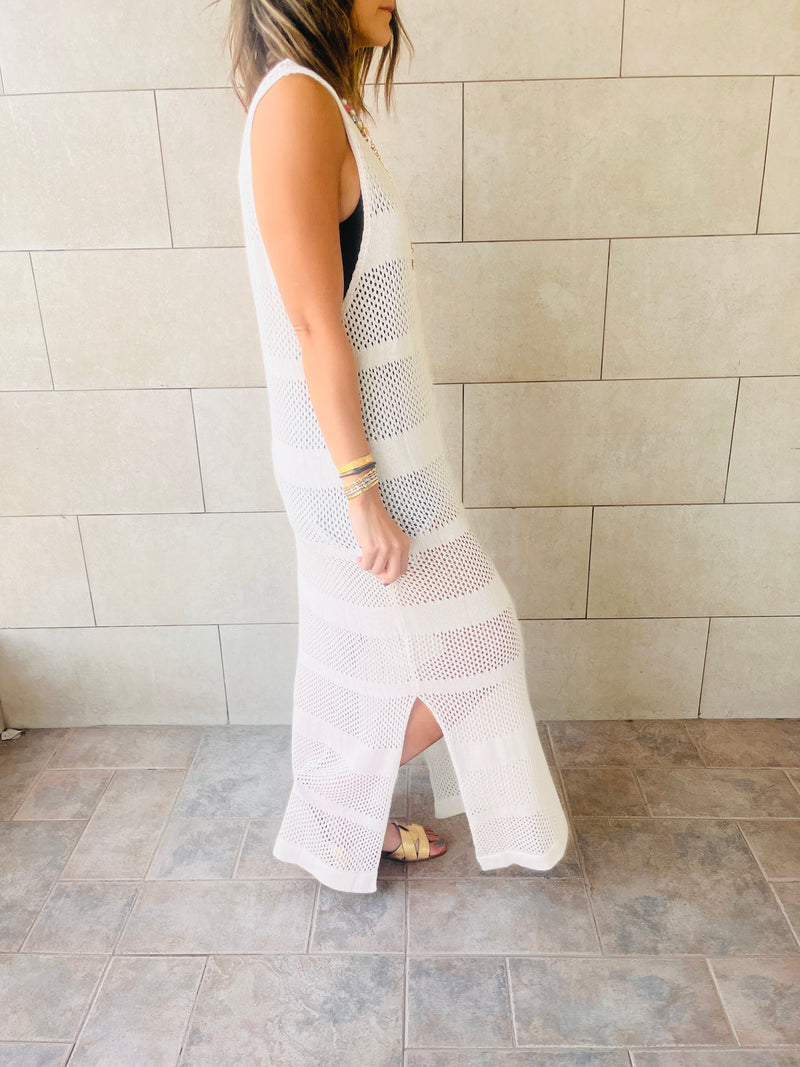 White For The Love Of Crochet Coverup