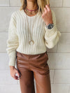 Ivory Slouch Pullover