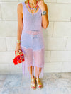 Lilac Festival Crochet Dress