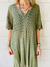 Olive Sunny Style Beach Top