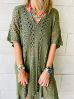 Olive Sunny Style Beach Top