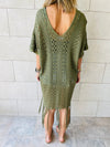 Olive Sunny Style Beach Top