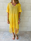 Yellow Sunny Style Beach Top