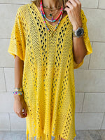 Yellow Sunny Style Beach Top