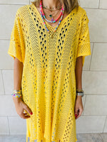 Yellow Sunny Style Beach Top