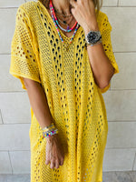 Yellow Sunny Style Beach Top