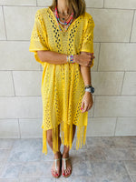 Yellow Sunny Style Beach Top
