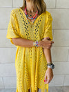 Yellow Sunny Style Beach Top