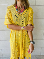 Yellow Sunny Style Beach Top