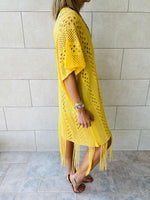 Yellow Sunny Style Beach Top