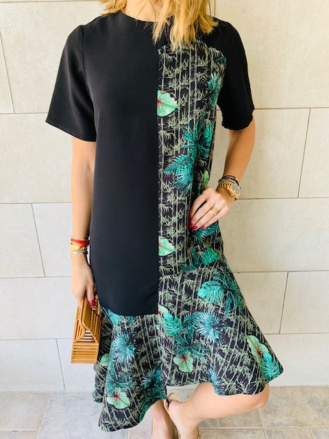 Multi Palma Smock Dress