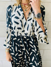Black Patchwork Dress