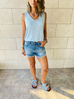 Baby Blue Portside Top