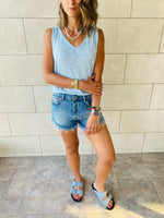 Baby Blue Portside Top