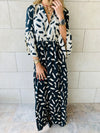 Black Patchwork Dress