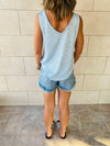 Baby Blue Portside Top