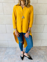 Mustard High Low Shirt