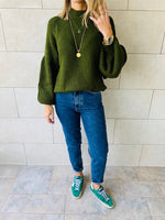 Olive Blossom Pullover