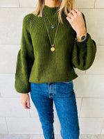 Olive Blossom Pullover