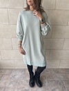 Sage Sweatshirt Dress