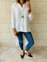 White High Low Shirt