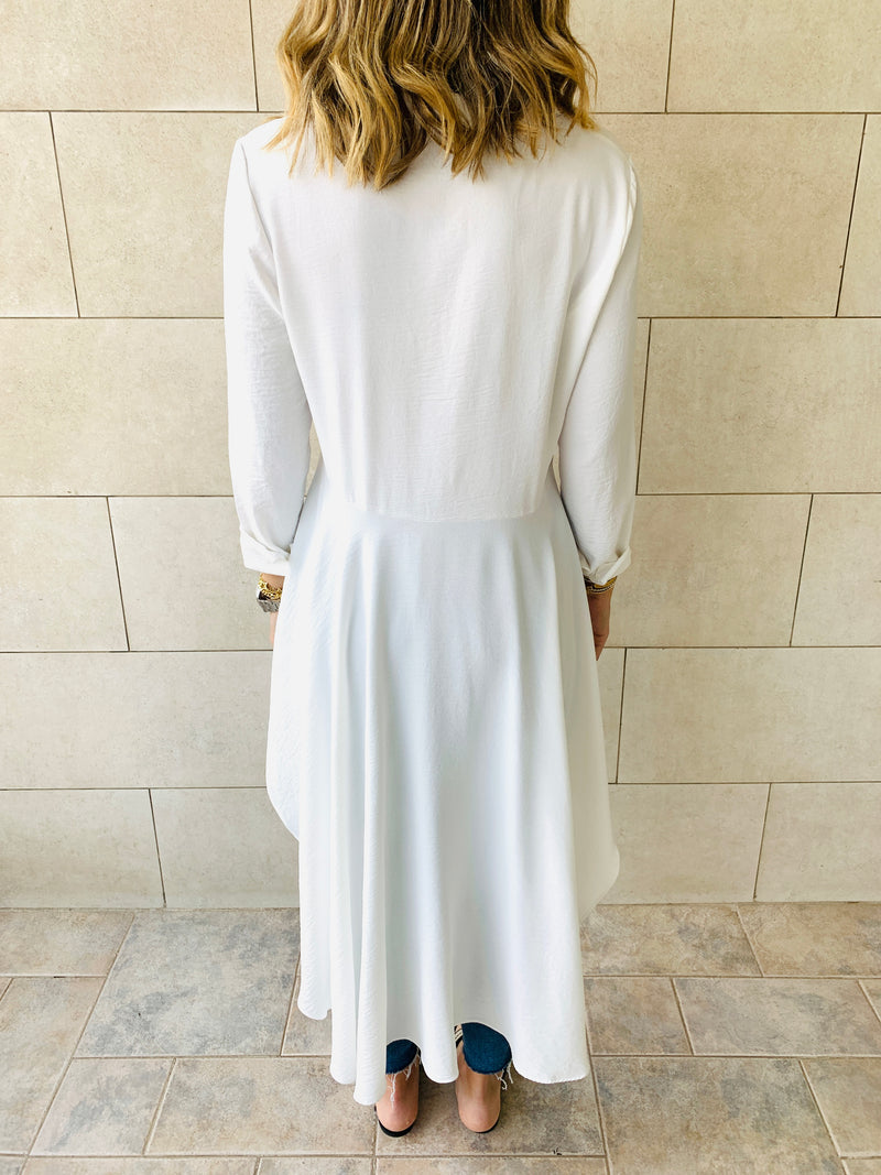 White High Low Shirt