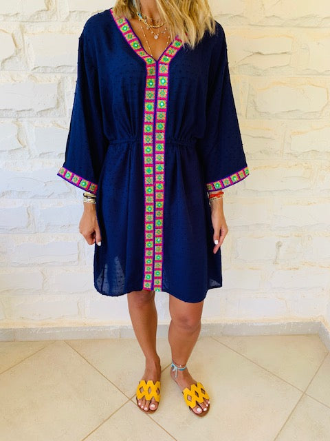 Navy Le Souq Kaftan