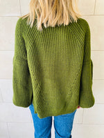 Olive Blossom Pullover