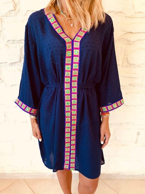 Navy Le Souq Kaftan