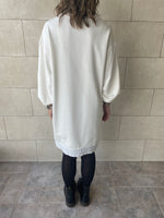 White Sweatshirt Dress