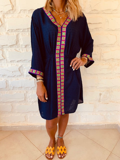 Navy Le Souq Kaftan