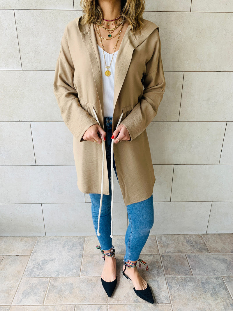 Beige Morocco Rope Duster