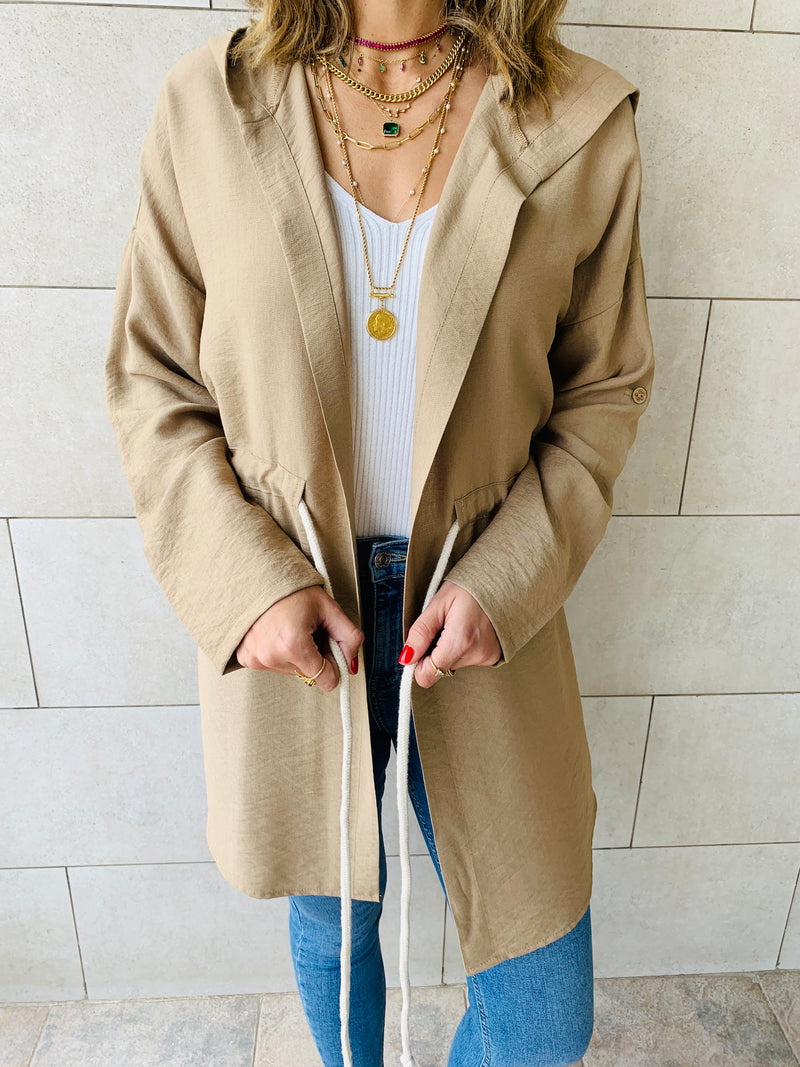 Beige Morocco Rope Duster