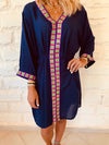 Navy Le Souq Kaftan