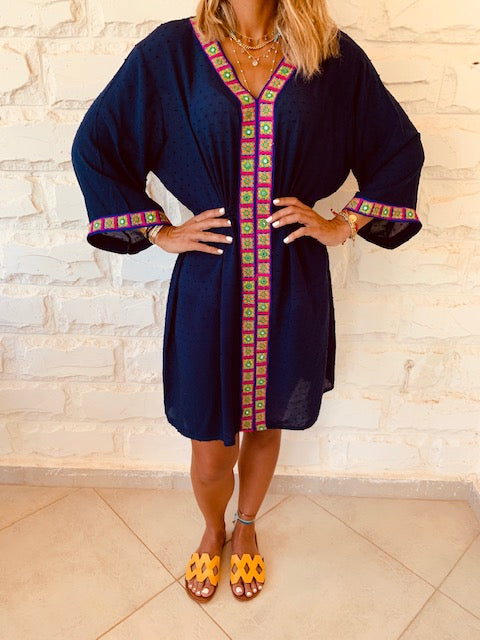 Navy Le Souq Kaftan