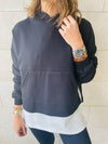 Black Combined Hoodie