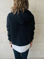 Black Combined Hoodie