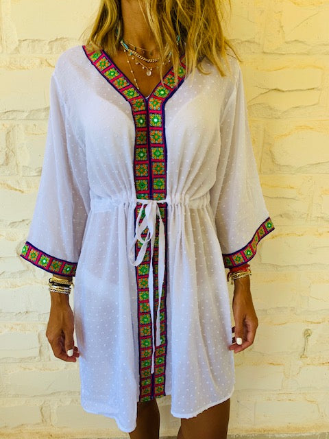 White Le Souq Kaftan