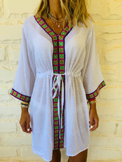 White Le Souq Kaftan