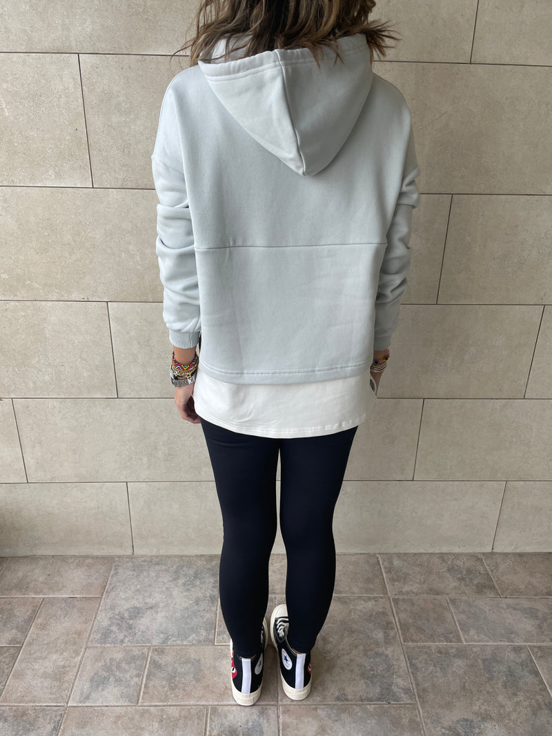 Baby Blue Combined Hoodie