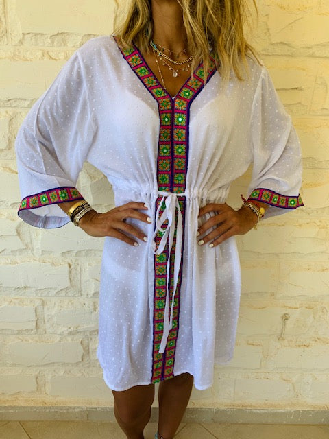 White Le Souq Kaftan