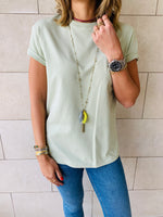 Black & Sage Crew T-Shirt Set