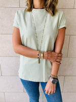 Black & Sage Crew T-Shirt Set