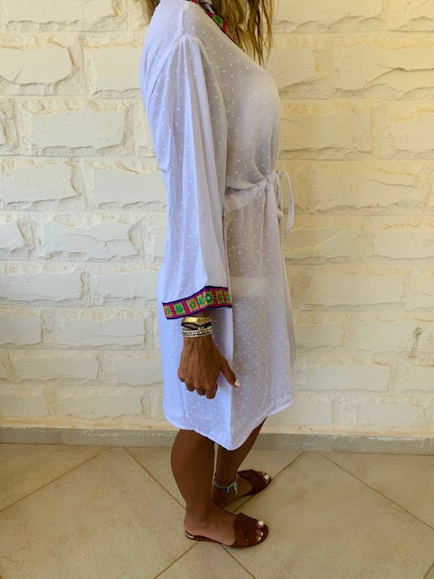 White Le Souq Kaftan