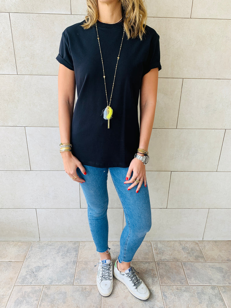 Black & Sage Crew T-Shirt Set