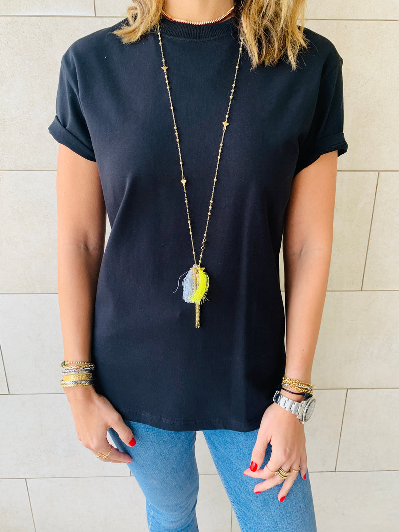 Black & Sage Crew T-Shirt Set