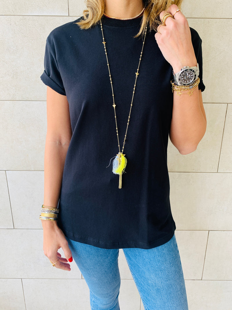 Black & Sage Crew T-Shirt Set